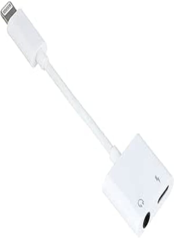 REMAX - Remax RL-LA07 Concise Series Lightning Audio Adapter 3.5 Mm - White - Image 1