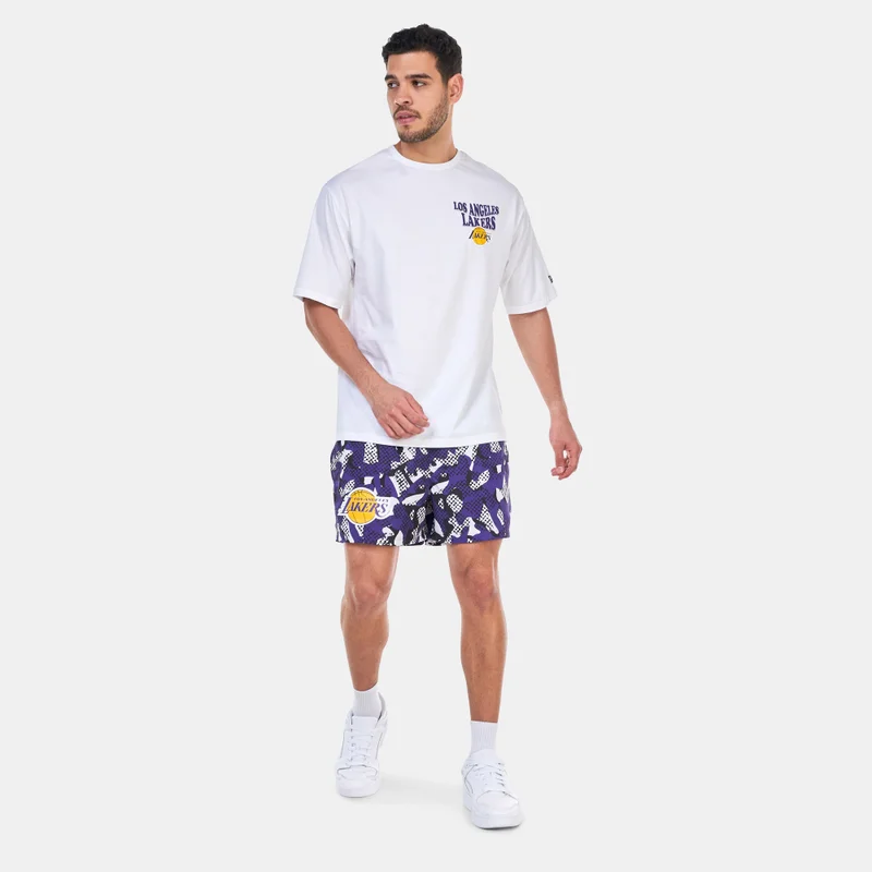 NEW ERA Men's NBA Los Angeles Lakers Script T-Shirt