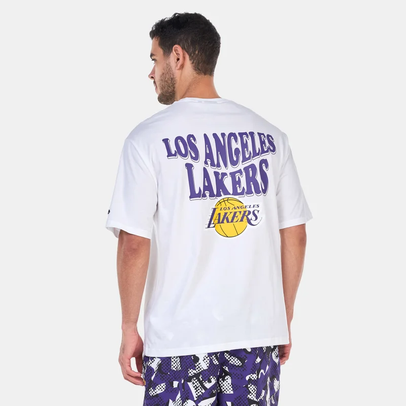 NEW ERA Men's NBA Los Angeles Lakers Script T-Shirt