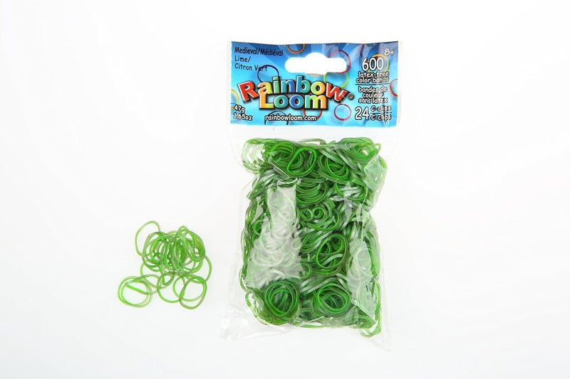 أشرطة مطاطية مرنة بلون ليموني من Rainbow Loom