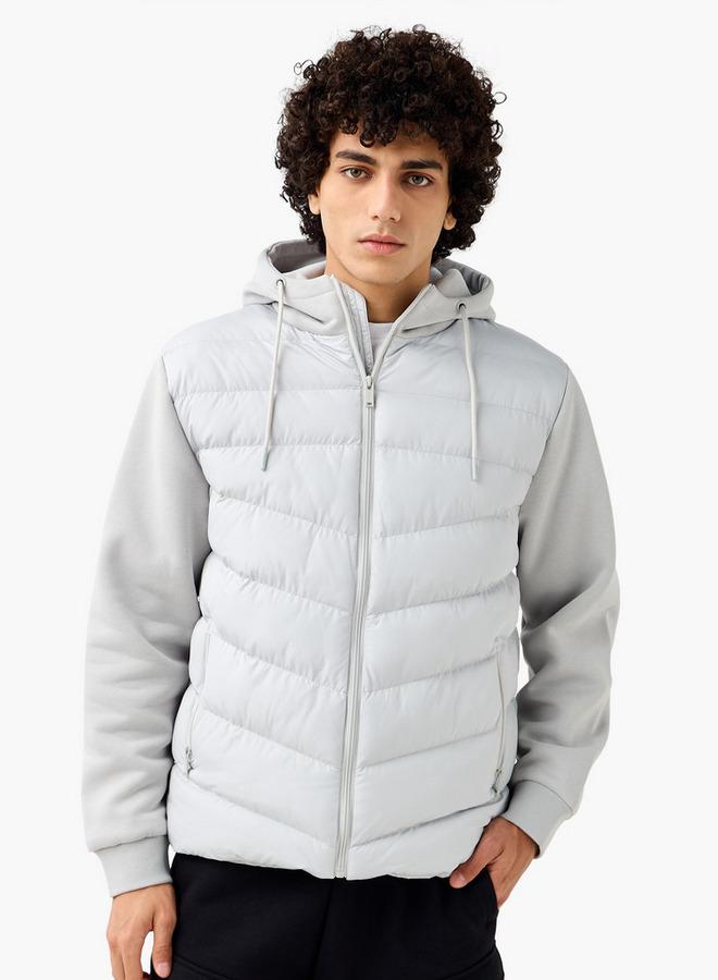 Kappa Men Regular Hooded Puffer Jacket - Image 1