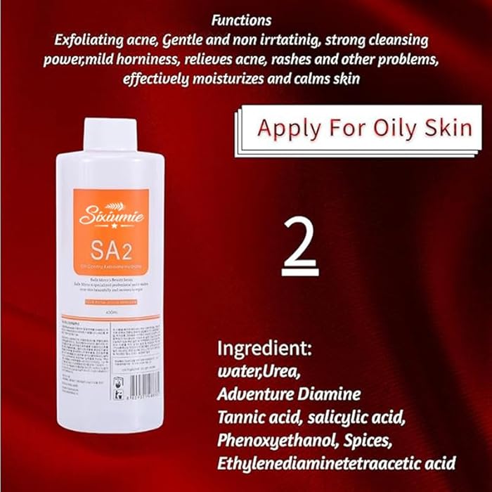 Marfort AS1 SA2 AO3 Aqua Peeling Solution Combination with Salon Special Solutions Skin Care Aqua Peeling Serum Machine 400ml (Set of 3 Bottles) - Image 3