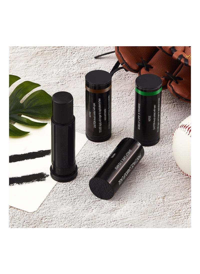 SYOSI - Football Face Paint Stick Sports Eye Black Stick Baseball Face Paint Stick Softball Eye Black Stick Lacrosse Face Paint Stick for Baseball Softball Soccer Lacrosse Hockey Athletes Sports Training - Image 1
