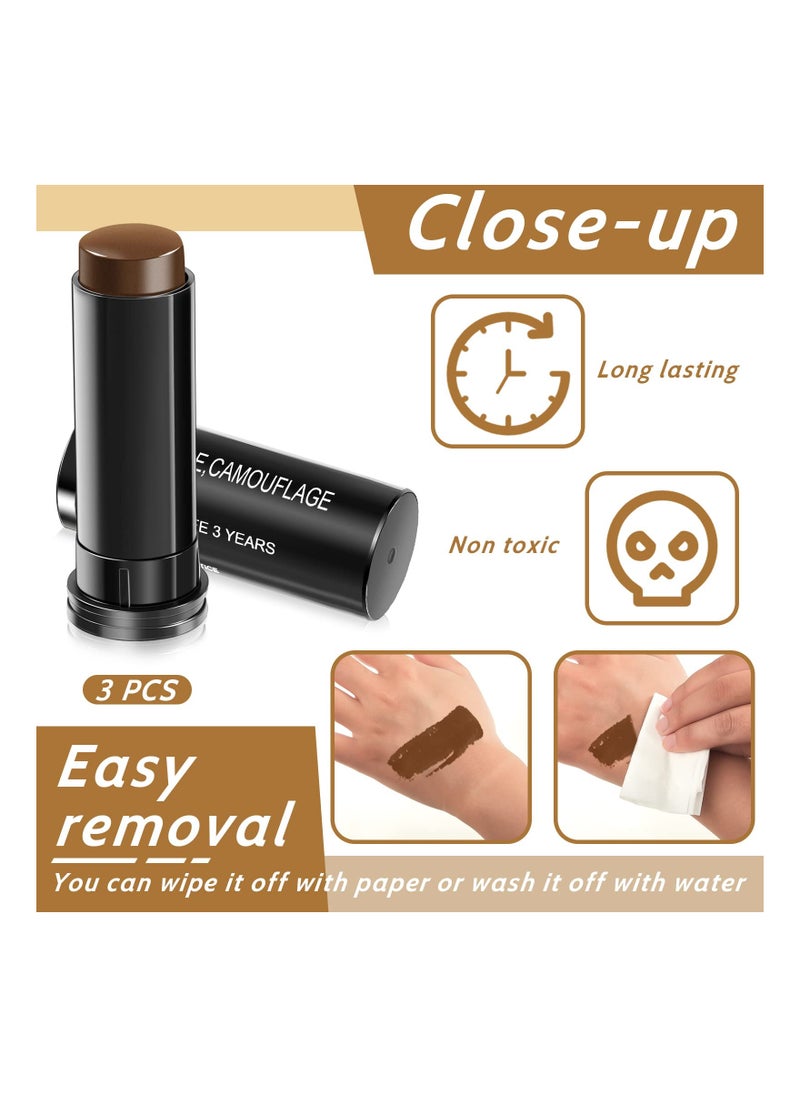 SYOSI - Football Face Paint Stick Sports Eye Black Stick Baseball Face Paint Stick Softball Eye Black Stick Lacrosse Face Paint Stick for Baseball Softball Soccer Lacrosse Hockey Athletes Sports Training - Image 1