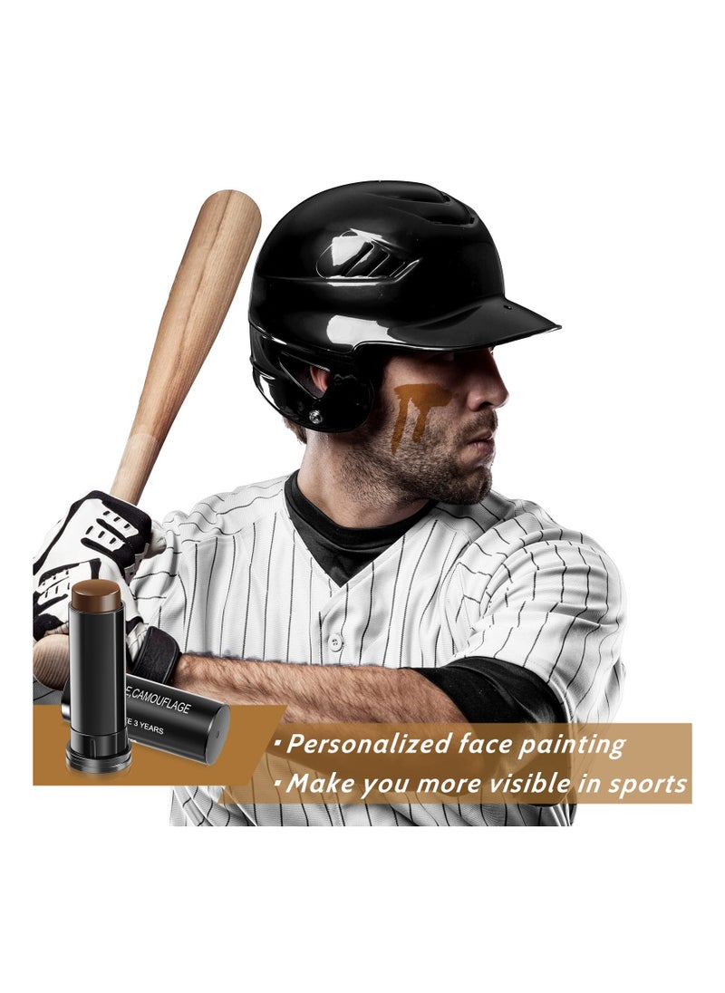 SYOSI - Football Face Paint Stick Sports Eye Black Stick Baseball Face Paint Stick Softball Eye Black Stick Lacrosse Face Paint Stick for Baseball Softball Soccer Lacrosse Hockey Athletes Sports Training - Image 1