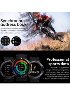 Lemfo Rugged Smart Watch, 1.39" HD Amoled Display Smart Watch, Ip68 Waterproof AI Voice Assistant Smart Wrist Watch With NFC Control, Smart Sports Health Watch With Multiple Sports Mode, (1pc, Gold)  - Image 4