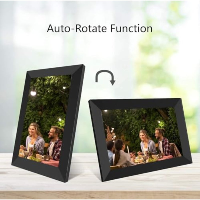 ™إطار صور رقمي WiFi مقاس 10.1 بوصة مدمج بذاكرة سعة 64 جيجابايت، وشاشة لمس LCD IPS مقاس 1280 × 800، وتدوير تلقائي وصوت، ومشاركة سريعة وسهلة للصور أو مقاطع الفيديو - Image 5