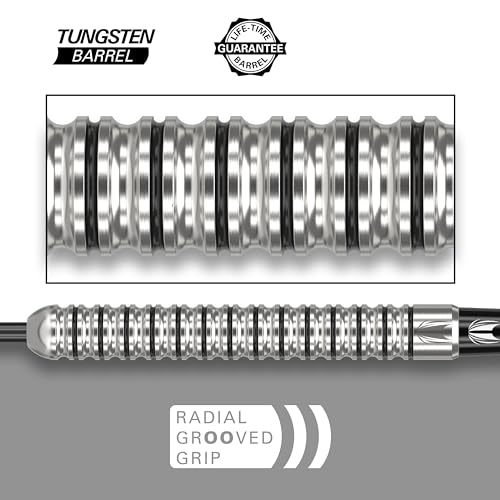 Target Darts Artemis 21G Tungsten Steel Tip Darts Set - 6 Pro Grip Shafts - 9 Pro Ultra Flights – Dart Wallet - Dart Counter App Coupon Bundle - Image 3