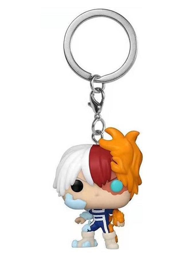 Funko - Funko POP, My Hero Academia W2, Todoroki Figure keychain toy - Image 1