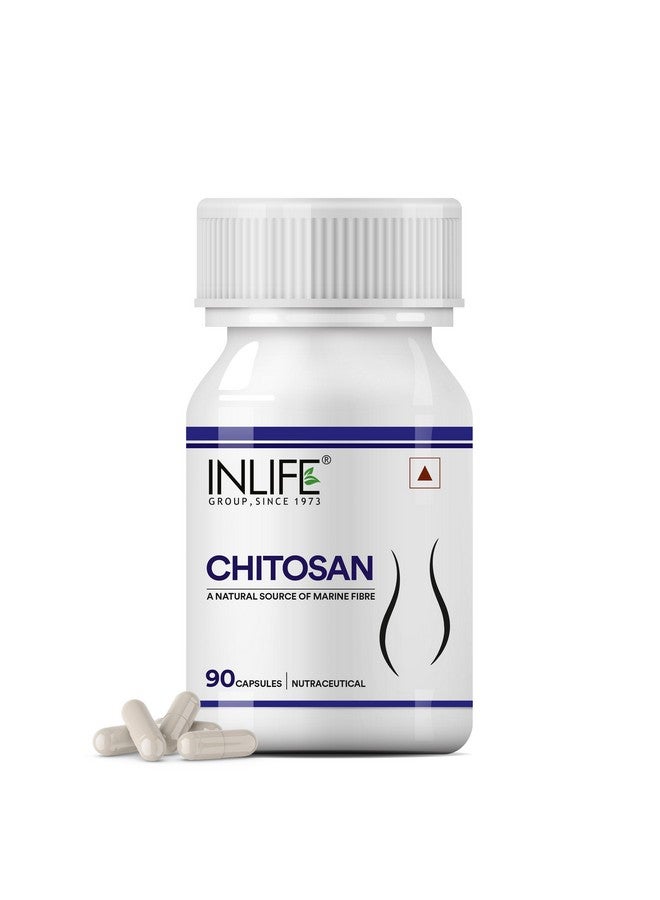 INLIFE Chitosan Supplement 1050 mg, per serving - 90 Capsules (Pack of 1) - Image 1