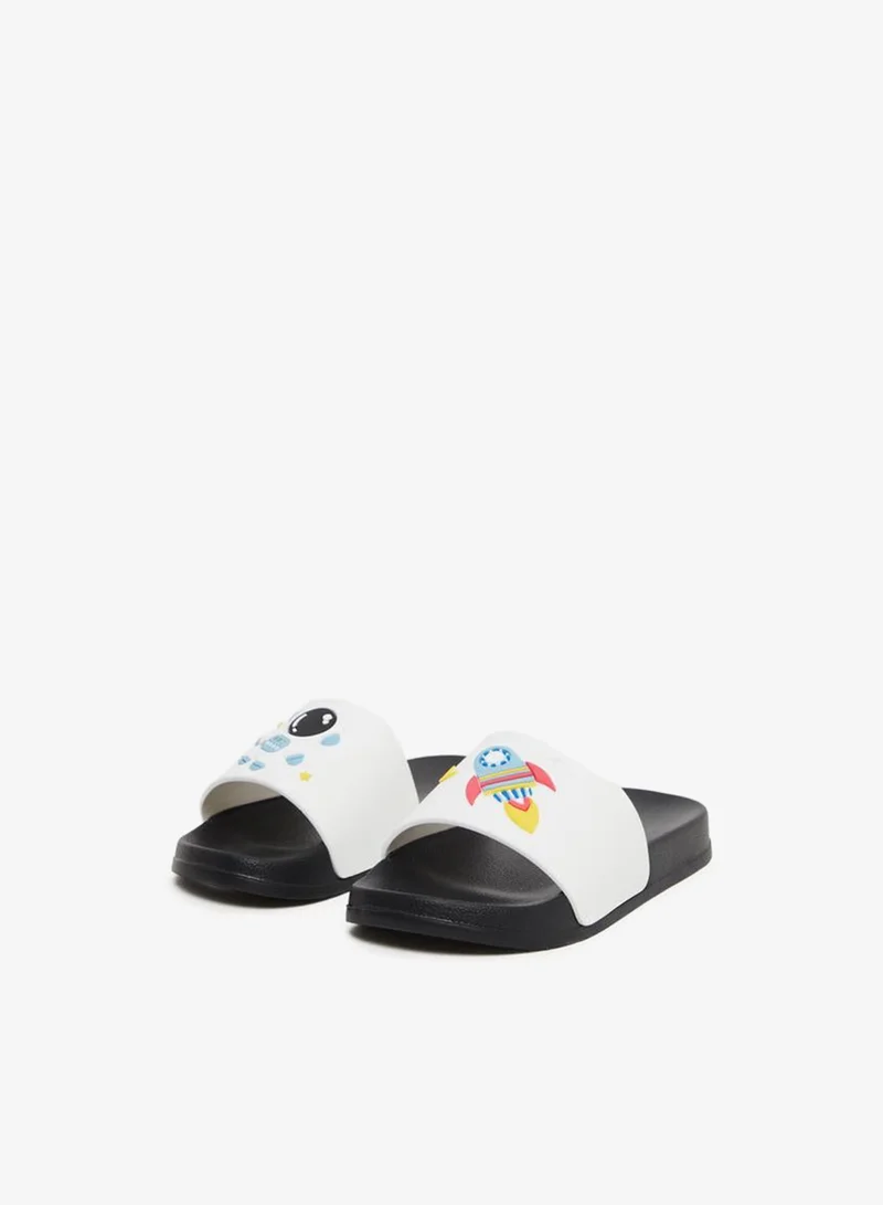 تايك تو شباشب سلايد بطبعة جرافيك خذ اثنين