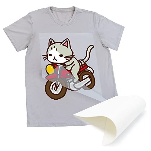 CIS Inks Cisinks Premium DTF Transfer Film 13"x19" - A3 plus Hot/Cold Peel 100 Sheets Matte Clear PreTreat PET Heat Transfer Paper for DIY Direct Print on All Fabric and Colors T-Shirts Textile - Image 3