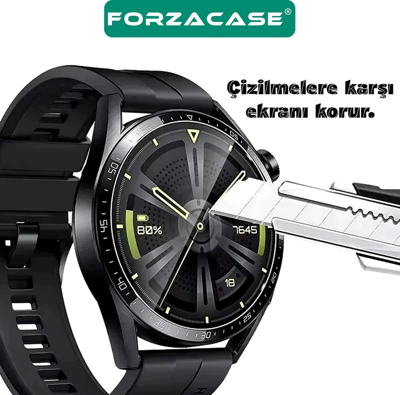 فورزاكاس Tempered Glass Screen Protector Compatible with Huawei Watch GT5 46MM - FC861