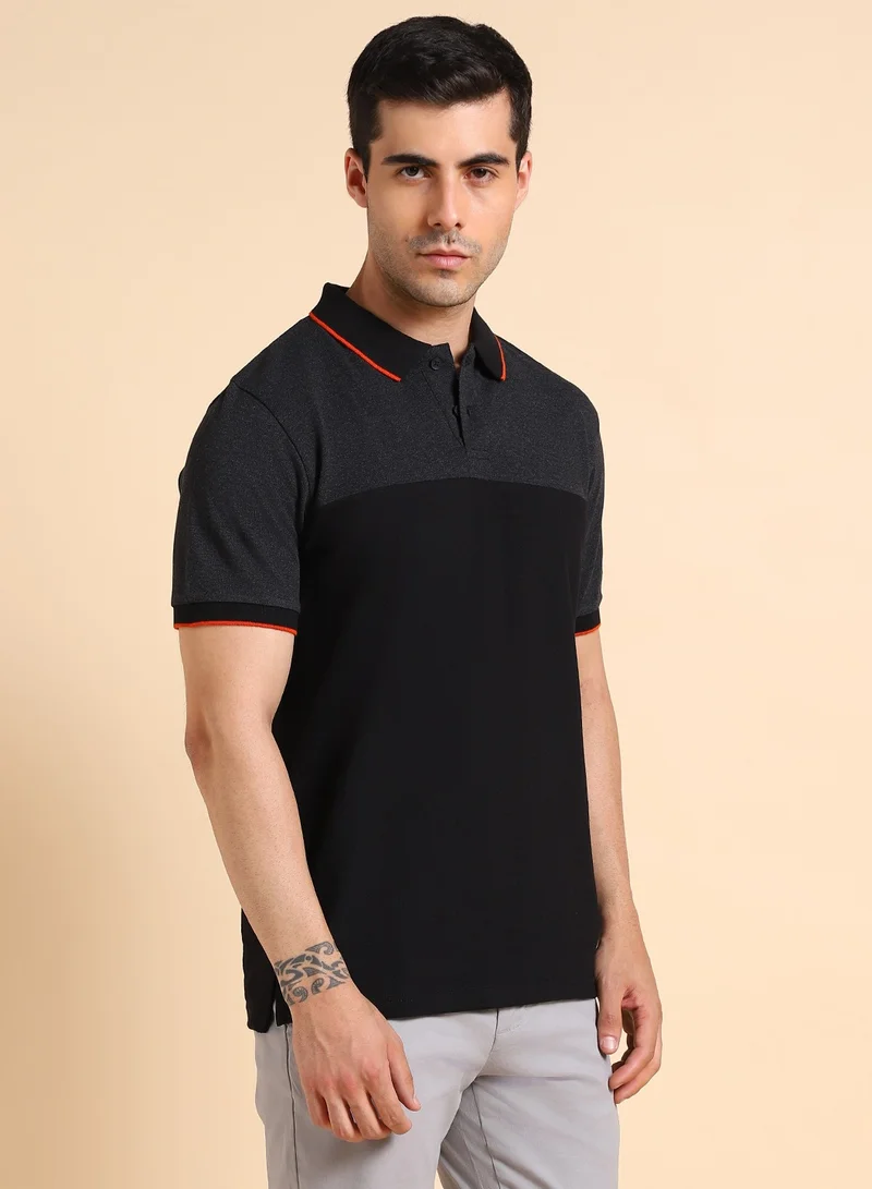 Dennis Lingo Black T-Shirt for Men, Everyday Essential