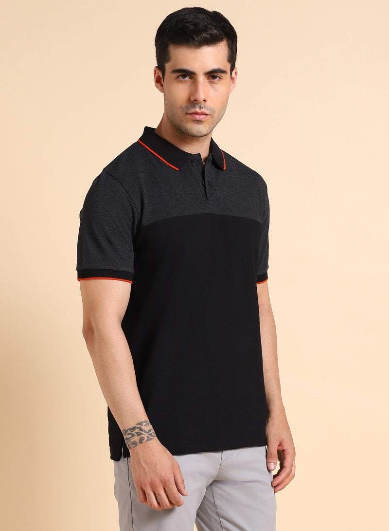 Dennis Lingo Black T-Shirt for Men, Everyday Essential - Image 3