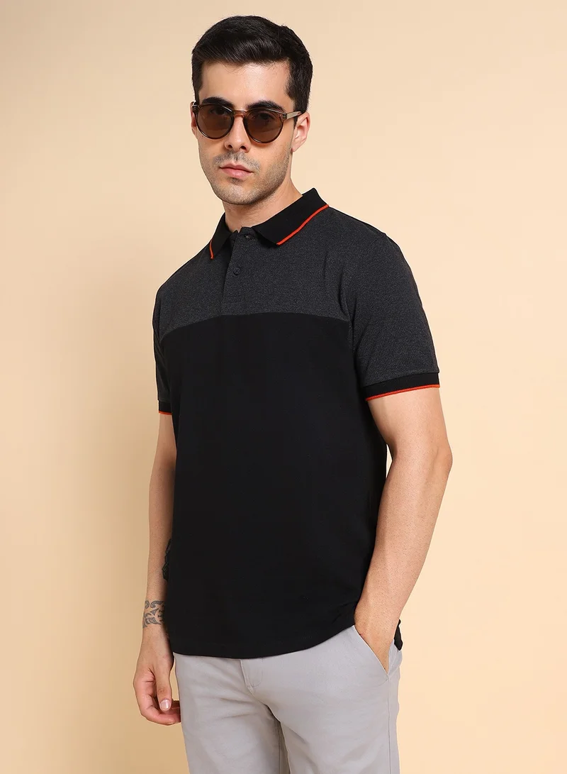 Dennis Lingo Black T-Shirt for Men, Everyday Essential
