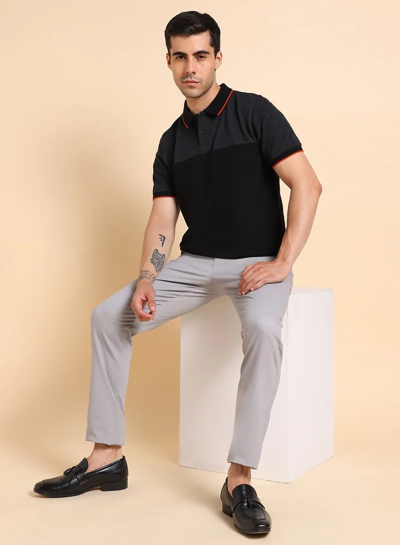 Dennis Lingo Black T-Shirt for Men, Everyday Essential