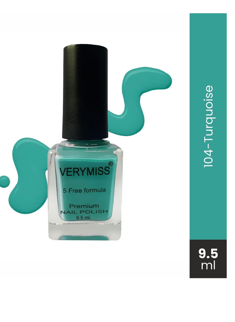 VERYMISS Verymiss Premium Nail Polish 9.5ml Turquoise  - Image 2