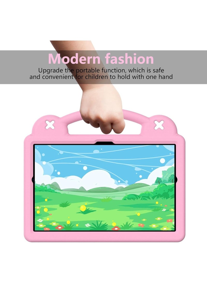 Kids Case Compatible with Lenovo Tab M10 3rd Gen 10.1 inch (TB-328FU/TB-328XU) 2022, Heavy Duty EVA Foam Shockproof Cover Kids Proof Tablet Case with Stand (Pink) - Image 5