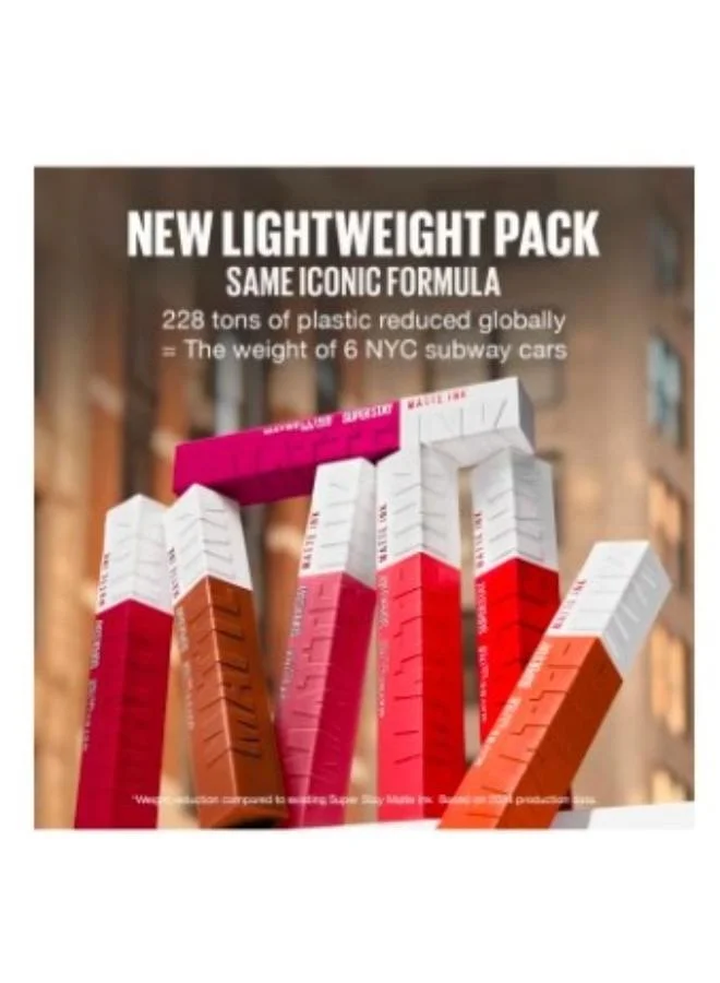 Maybelline New York  Maybelline New York Super Stay Matte Ink Liquid Lipstick Shade 520 Champion for Women | Best Price UAE