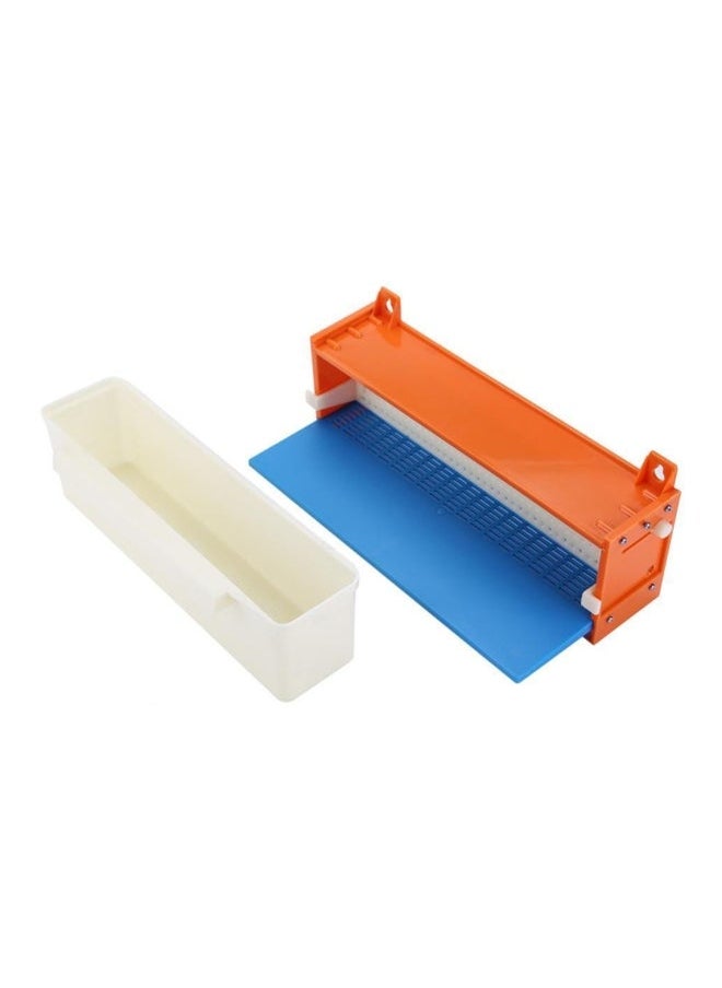 NIBEMINENT Bee Pollen Collector Trap Orange/Blue/White  - Image 3