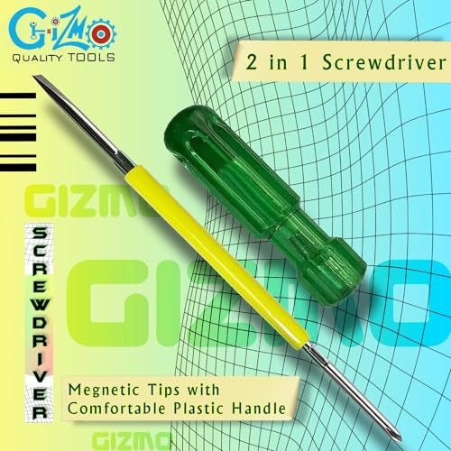 GIZMO 8-Inch Magnetic Screwdriver 2-in-1 With Tester, For Home Use, Heavy Duty Set, Long - Image 3