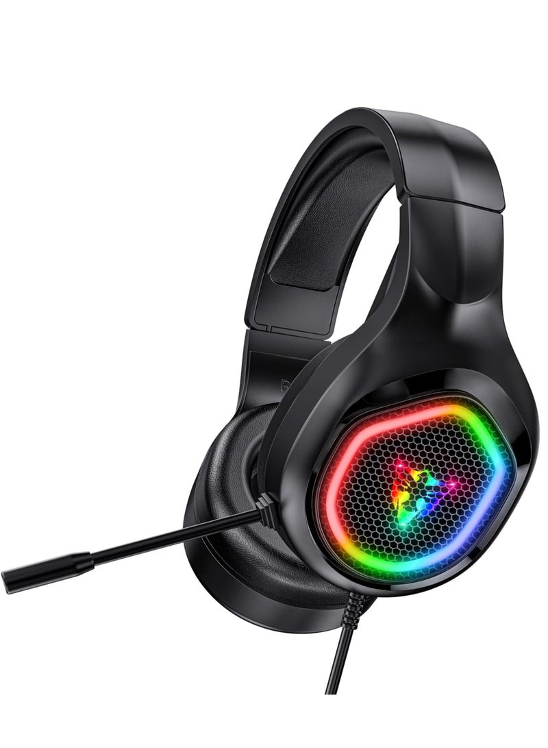 RGB سماعة ألعاب سلكية مع ميكروفون بتقنية الصوت المحيطي ثلاثي الأبعاد - G503 - Image 1