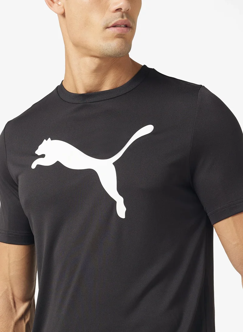 PUMA puma black Essential Logo T-Shirt for Men | Best Price UAE