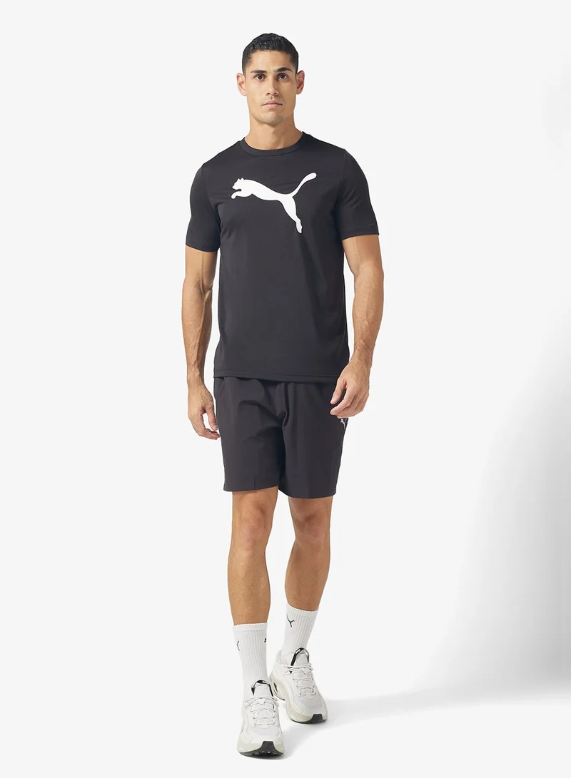 PUMA puma black Essential Logo T-Shirt for Men | Best Price UAE