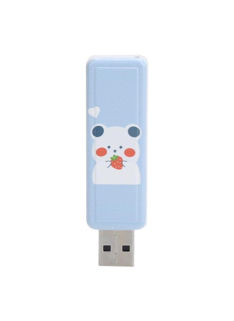 Push-pull USB flash drive usb2.0 portable USB flash drive car USB flash drive push-pull-Strawberry Bear 128GB