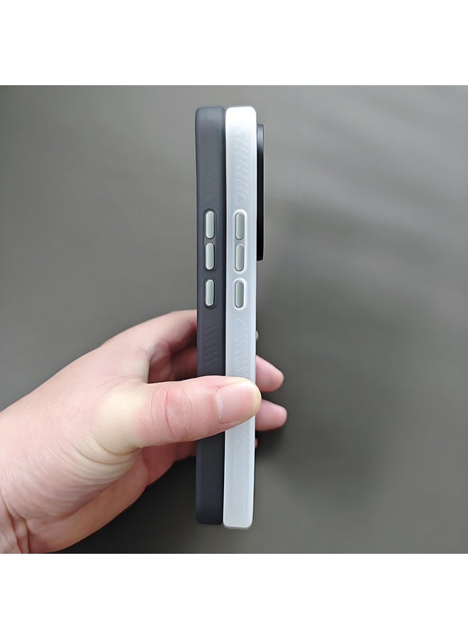 general Case for iQOO 15 Case with Anti-Fingerprint/Anti-Vibration/Non-Slip Flexible Silicone Cover + Frosted Acrylic - Image 4