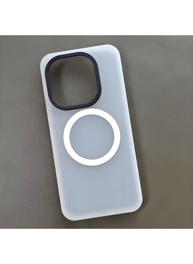 general Case for iQOO 15 Case with Anti-Fingerprint/Anti-Vibration/Non-Slip Flexible Silicone Cover + Frosted Acrylic - Image 2