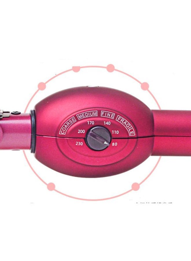 NIBEMINENT Professional Hair Curling Iron Pink 32cm - Image 2