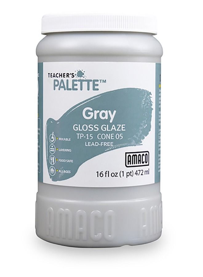 Amaco Glaze Tp-15 Pt Gray - Image 1