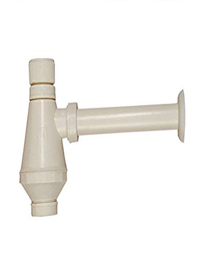 SHRUTI PVC Delux Bottle Trape for Wash Basin/Kitchen Sink Water Out let - 1253 White - Image 1