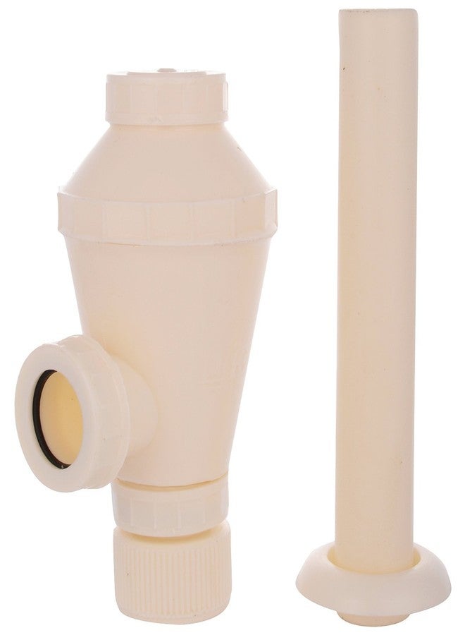 SHRUTI PVC Delux Bottle Trape for Wash Basin/Kitchen Sink Water Out let - 1253 White - Image 2