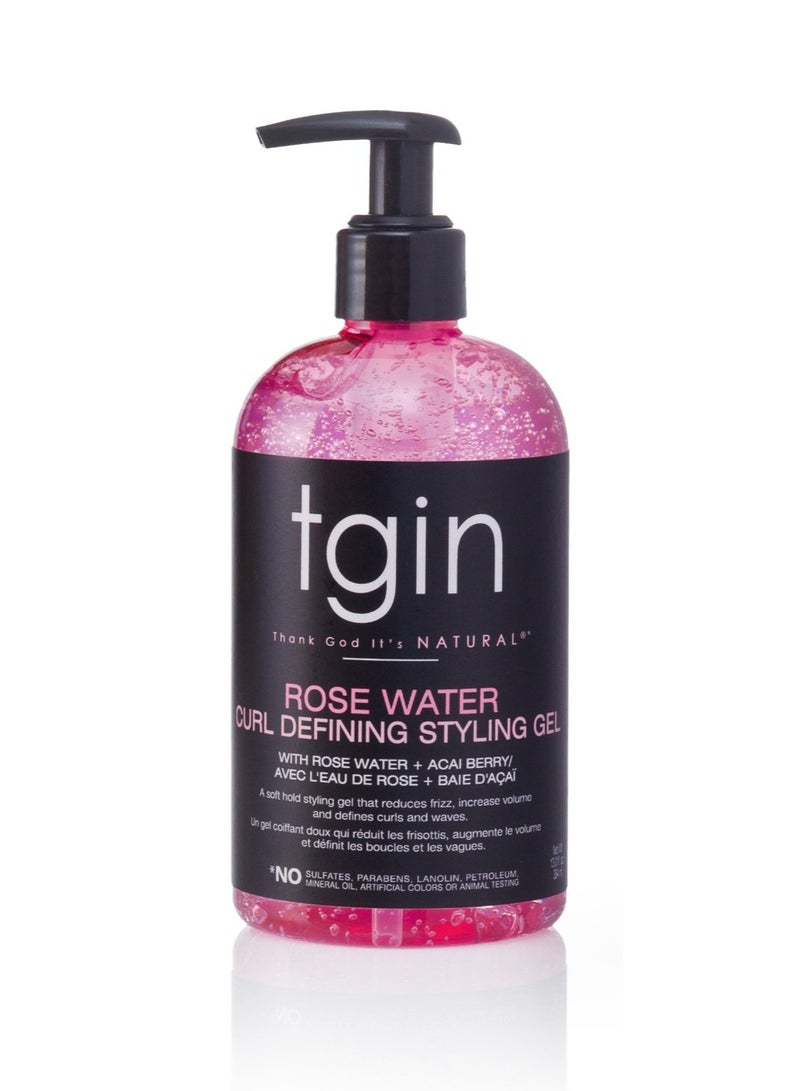 تجين جل تصفيف الشعر بماء الورد 384مل - Image 1