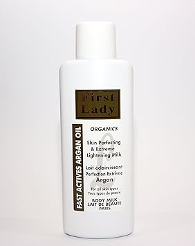 First Lady Organics Skin Perfecting Extreme Lightening Body Milk 750ml Argan Oil - Image 1