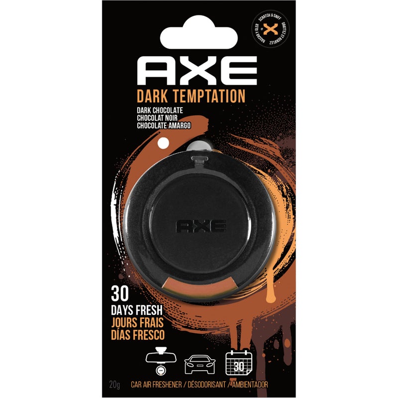 Axe معطر هواء سيارة جل معلق 3D من AXE (رائحة الإغراء الداكن، 1 عبوة) - Image 1