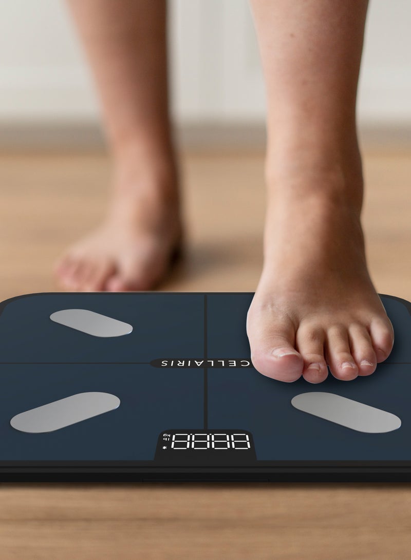 Cellairis Fitness Smart Scale, Body Weight Analysis with App, Weight Loss Control, 14 Body Measurements, Multiple Users, Capacity 180kg/396lb - Image 4