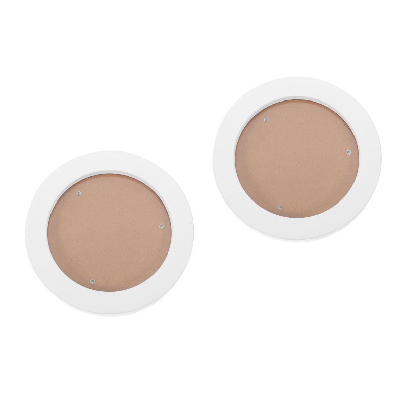 2pcs Round Picture Frame Hanging Picture Holder Wall Decor Photo Display Circle Frame - Image 5