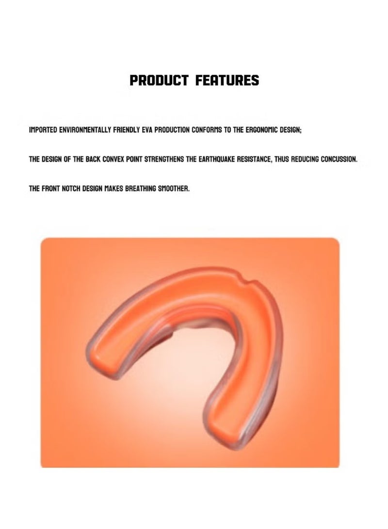 VENUM Orange Ultra-Thin Mouthguard | Moldable EVA Dental Tray | Exclusive Storage Case | Sport Mouth Guards for Basketball, Football, MMA - Image 3