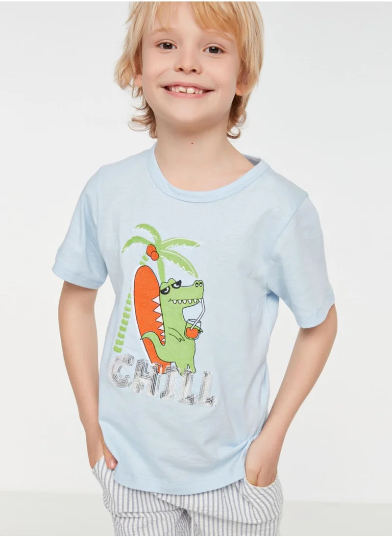 trendyol Kids Chilling Croc T-Shirt