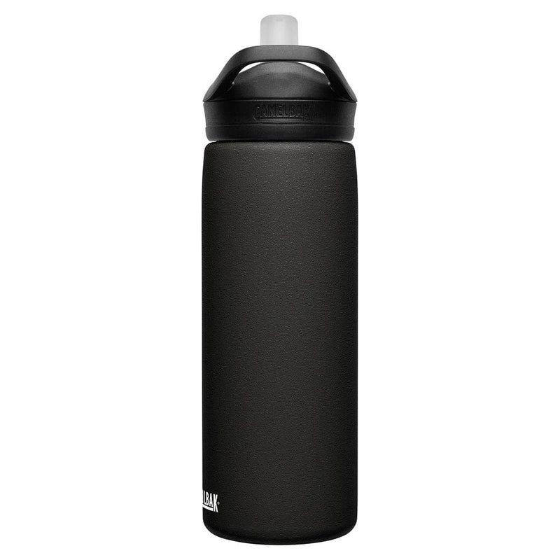 CamelBak eddy+ Water Bottle with Straw 20oz - Insulated Stainless Steel, Black - Image 2