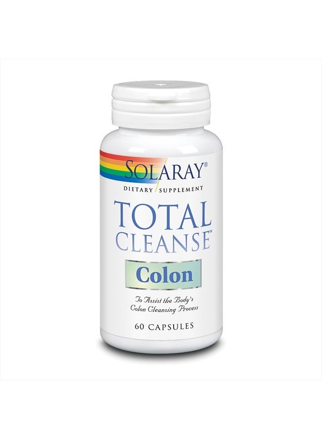 Solaray Total Cleanse Colon, Veg Cap (Btl-Plastic) | 60 Count  - Image 1