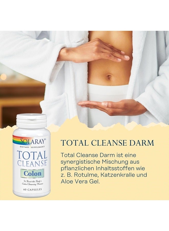 Solaray Total Cleanse Colon, Veg Cap (Btl-Plastic) | 60 Count  - Image 2