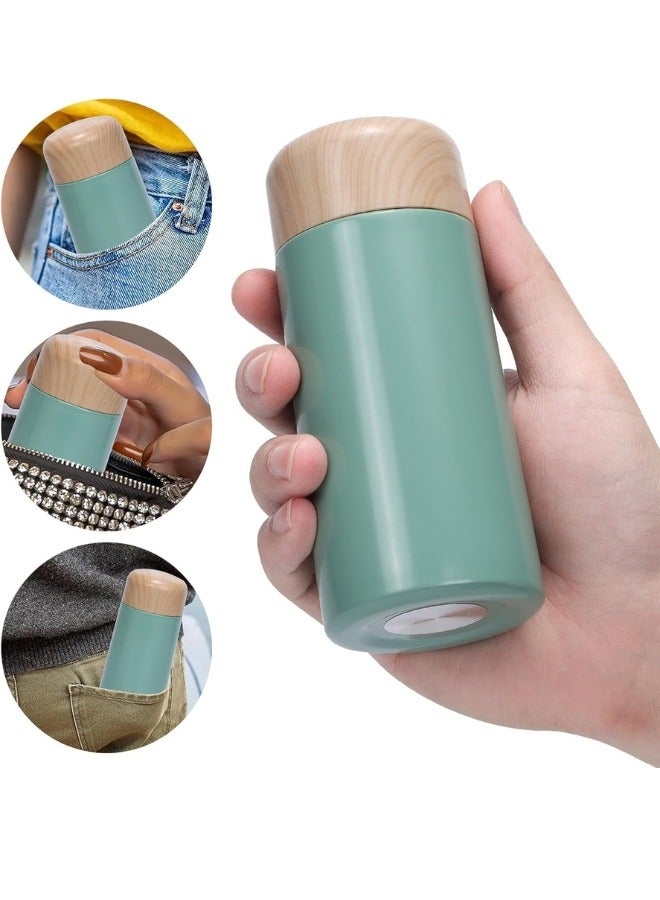 Happy Home Small Stainless Steel Coffee Mug with Wooden Lid 150ml  - Image 5