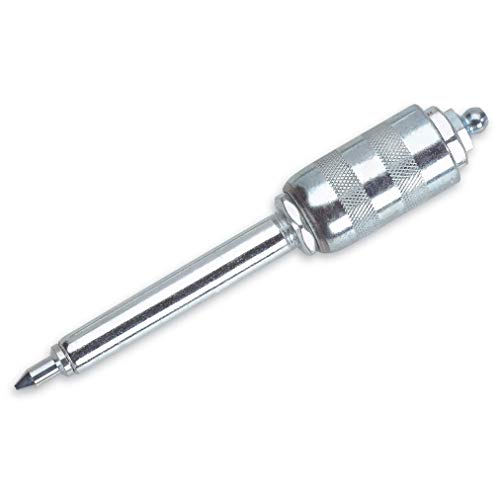 LUMAX LX-1415 Silver 3-5/8" Needle-Type Adapter Needle-Type Adapter, 5" (127 mm). Needle-Type Adapter for Flush or Hard-to-Reach Grease Fittings. - Image 1