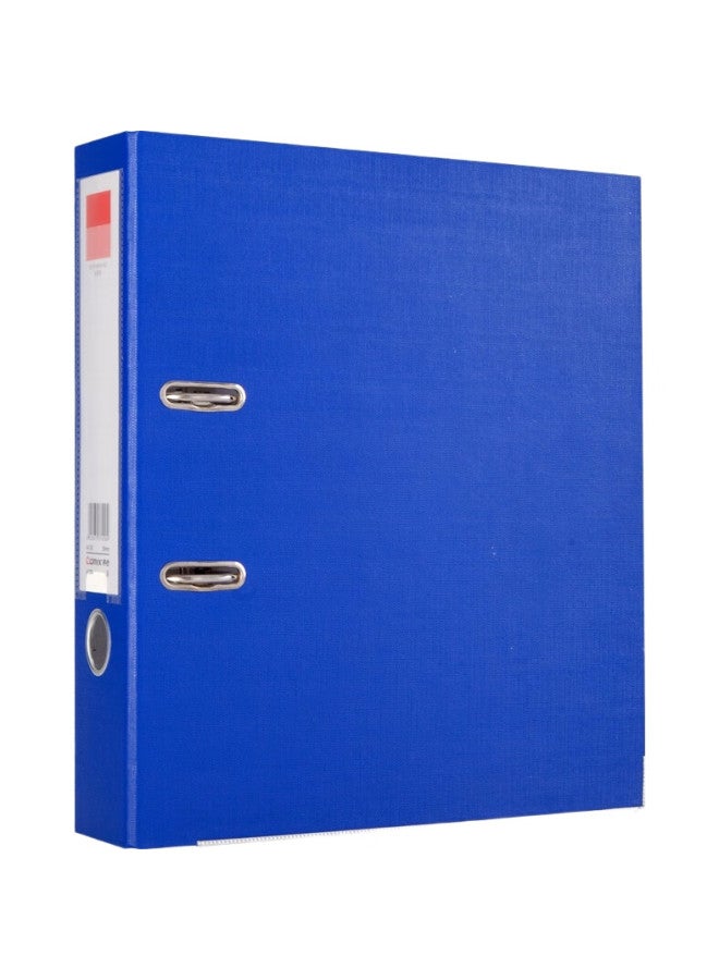 COMIX C Ix، ملف أرشيف برافعة بتصميم أوروبي بسمك 3 بوصات، مجلد A4 مع ثقوب، مجلد مستندات، مجلد مفكوك ثنائي الثقوب، عرض العمود الفقري 75 مم، عرض الورق 55 مم، أزرق، قطعة واحدة، A106n - Image 1