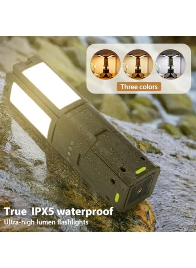 Telescopic Camping Lights Rechargeable 14000 mAh LED Lantern Portable Cordless Outdoor Camping Lights 1000LM IPX5 Waterproof Tent Lights for Camping for Power Outages, Hiking, Fishing - Image 5